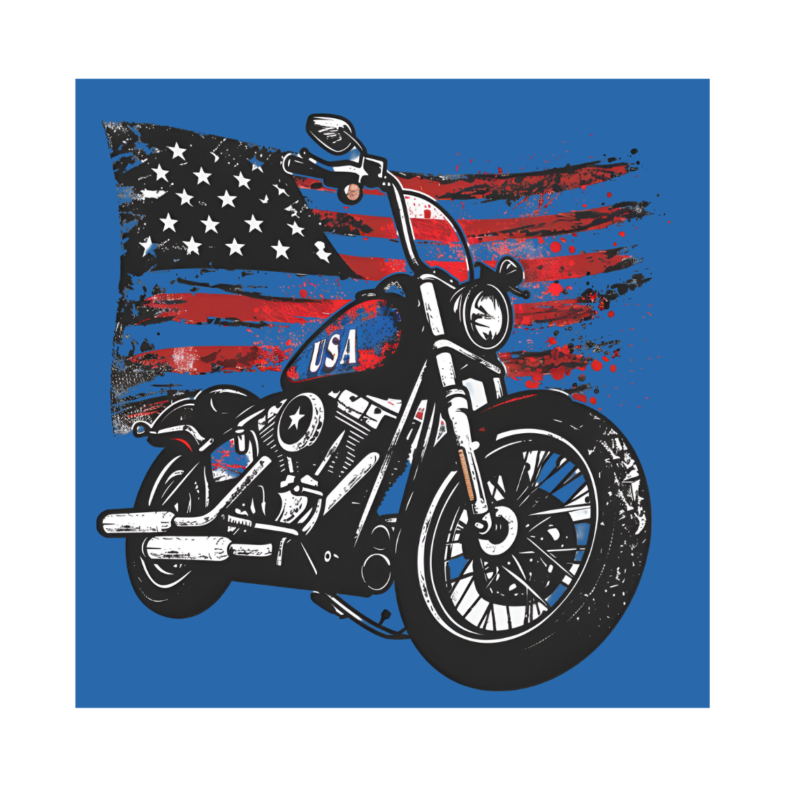 2"x2" Stars & Stripes