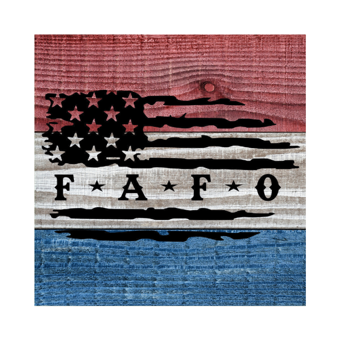 2"x2" Stars & Stripes