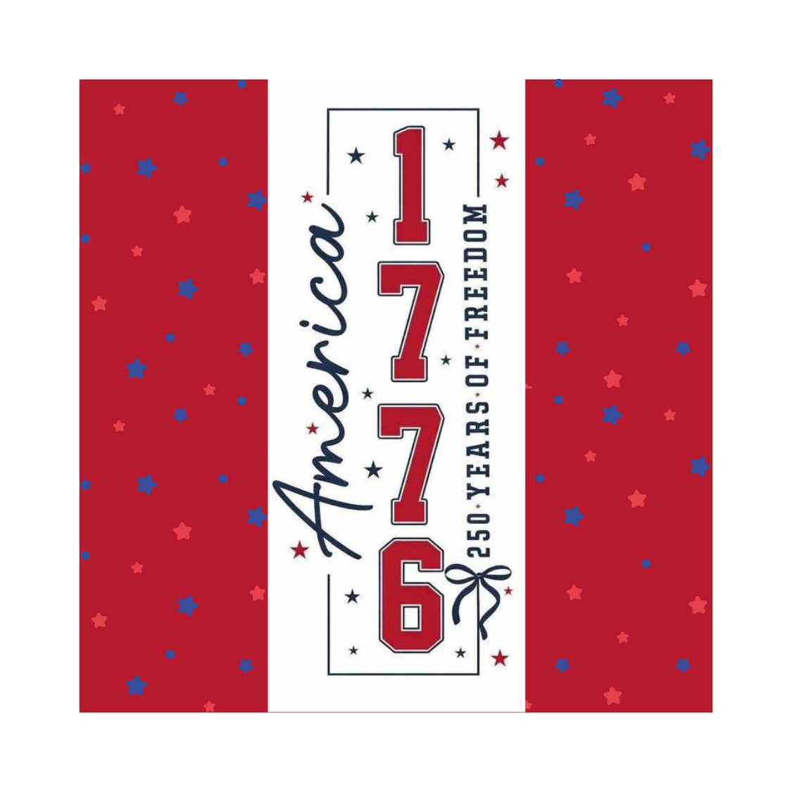 2"x2" Stars & Stripes