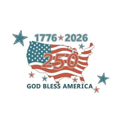 2"x2" Stars & Stripes