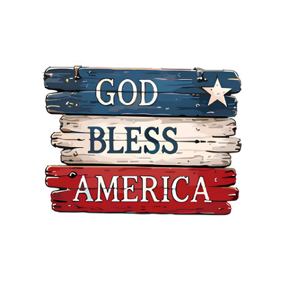 2"x2" Stars & Stripes
