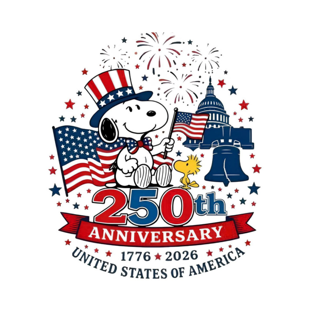 2"x2" Stars & Stripes