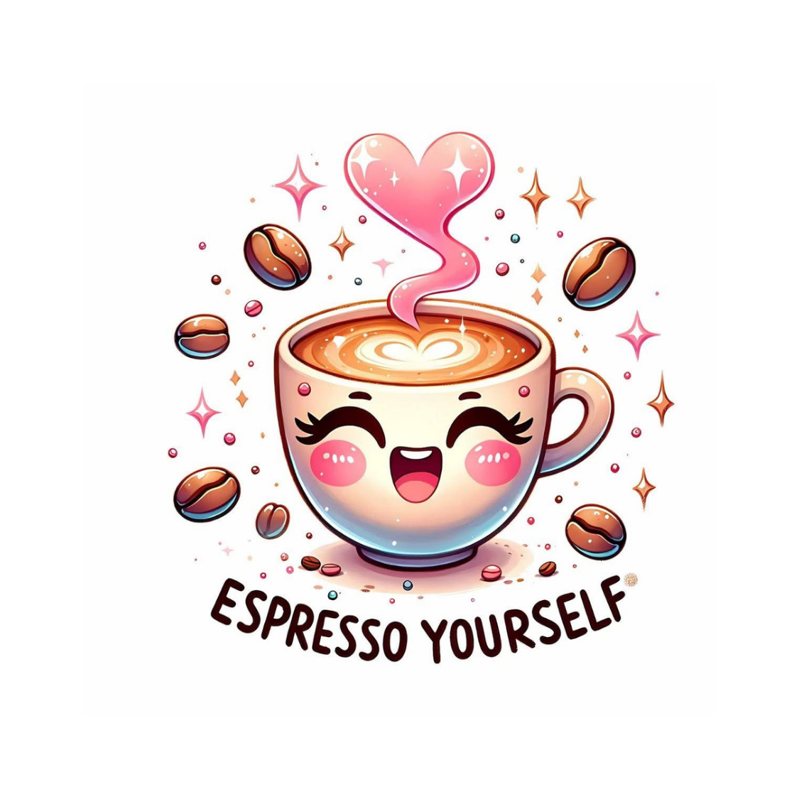 2"x2" Caffeine Addict