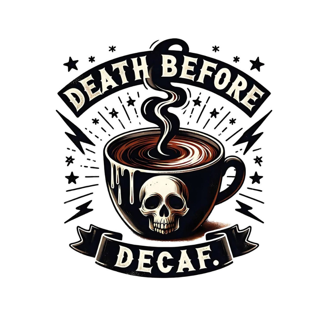 2"x2" Caffeine Addict