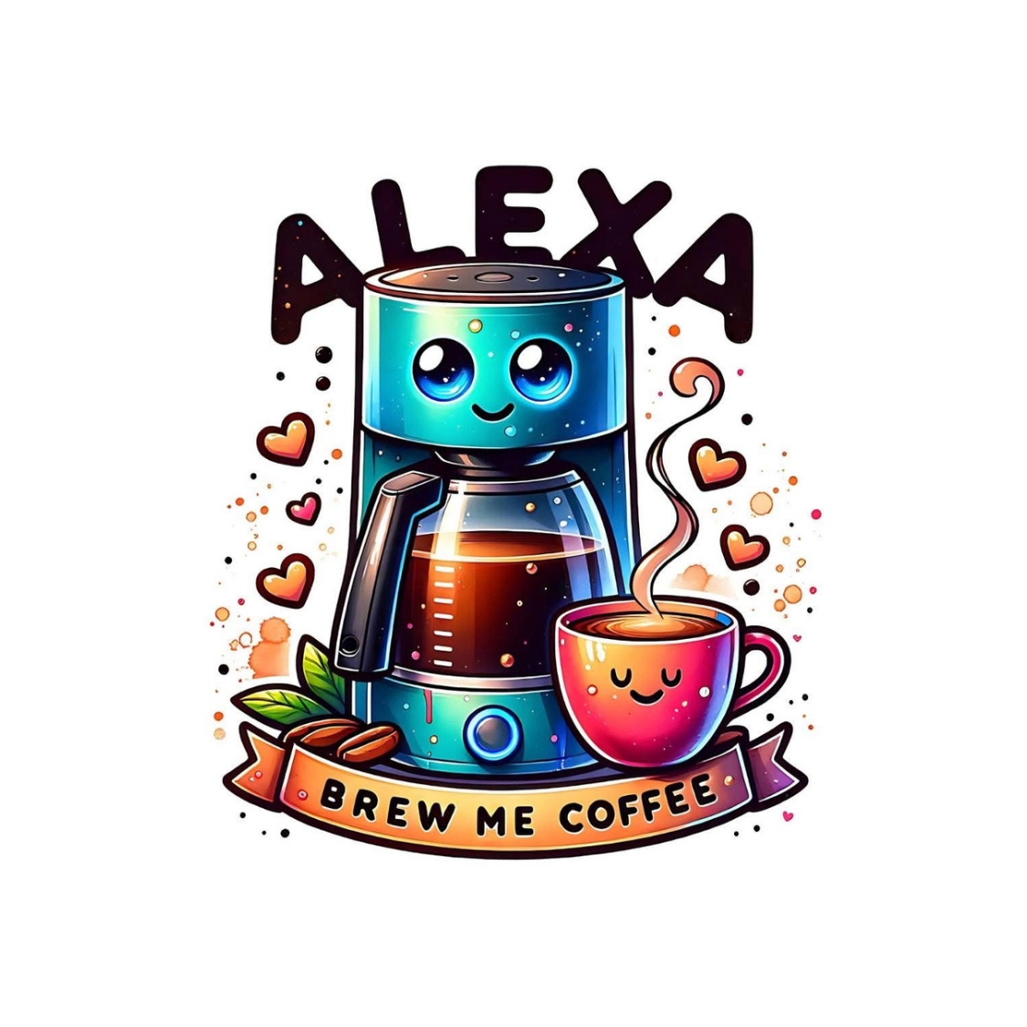 2"x2" Caffeine Addict